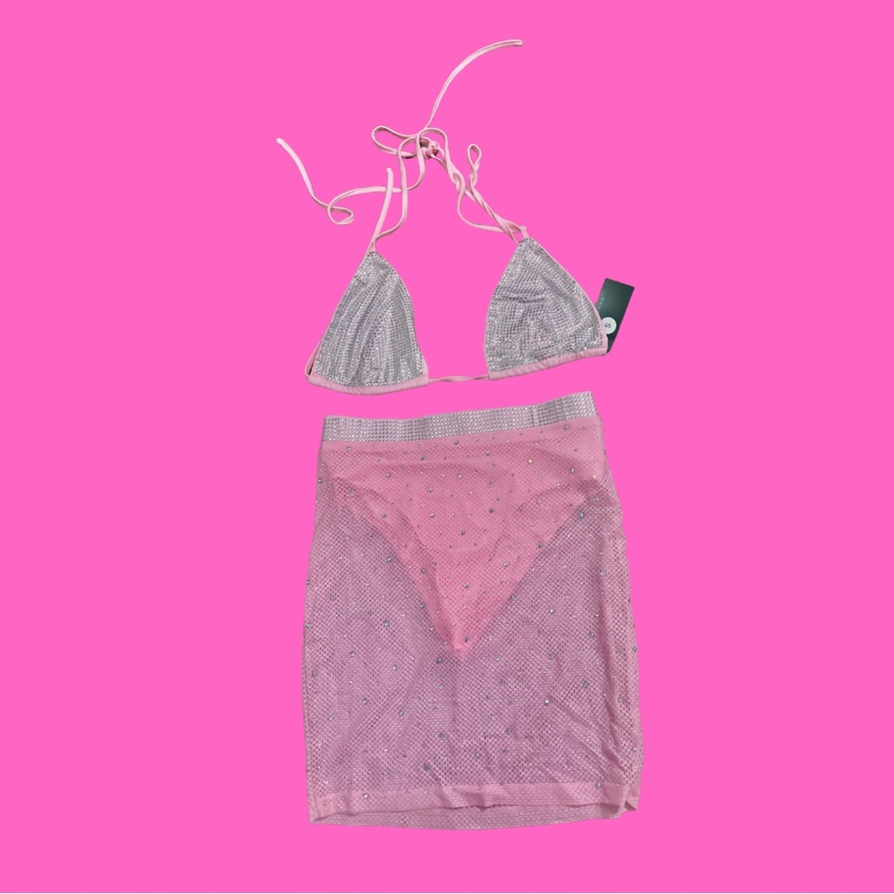 2 piece Vacation Rhinestone Set